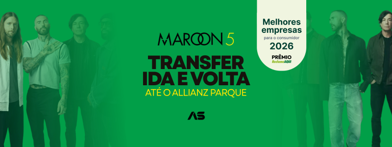 Transporte Maroon 5  | São Paulo 08/09
