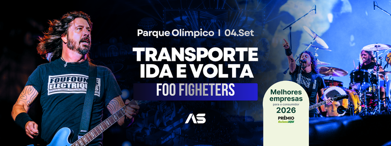 04/09 - Transporte Foo Fighters | Rio de Janeiro