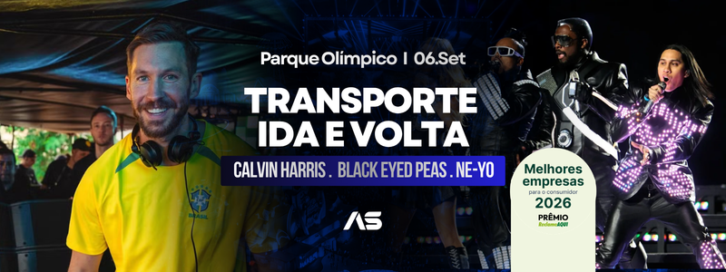 06/09 - Transporte Calvin Harris e Black Eyed Peas 