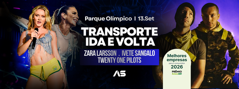 13/09 - Transporte Ivete Sangalo e Zara Larsson | Rio de Janeiro